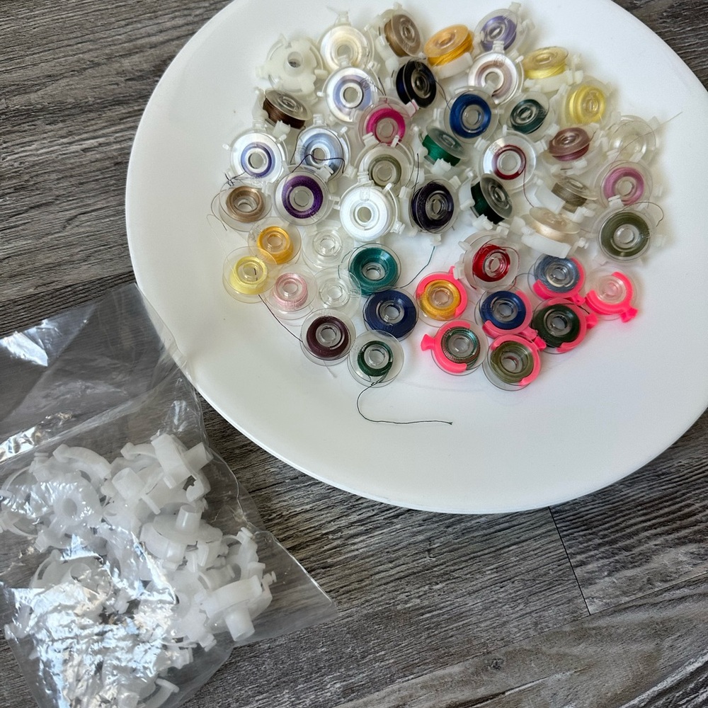 Sewing machine bobbins